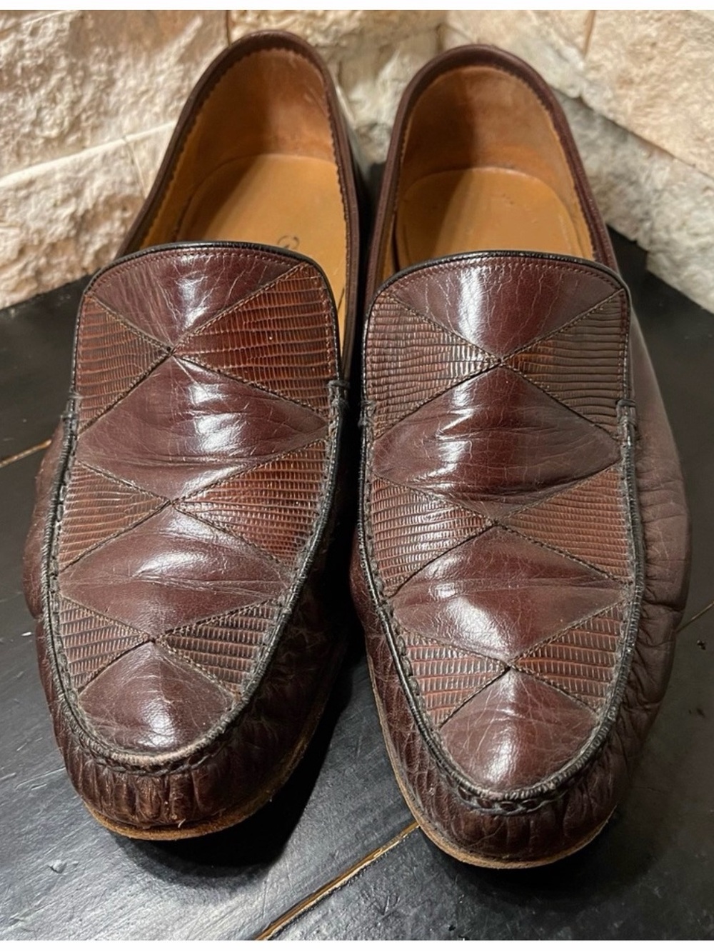 Vintage Gucci Colleccion for Rossi 1948
Brown Leather Loafers
